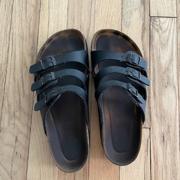 Black Birkenstock Sandals - Picture 3 of 5